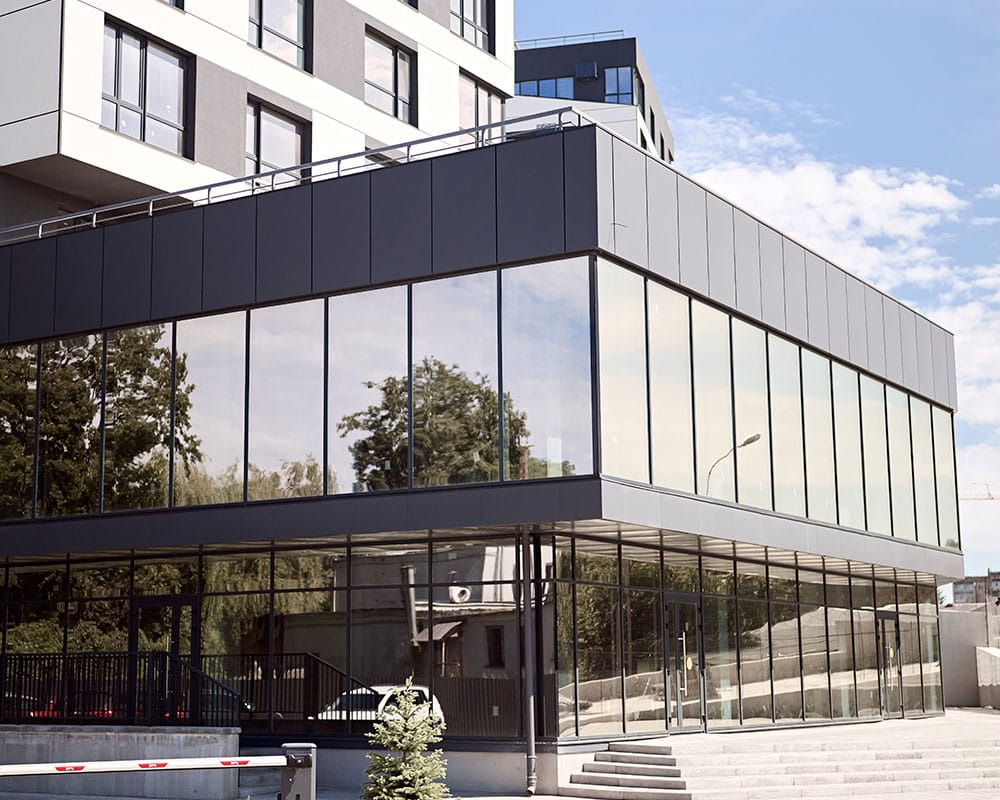 ЖК Central City Apartments - Stograd - фасадне скління - вентильований фасад - панорамне скління - STAR-SVIT